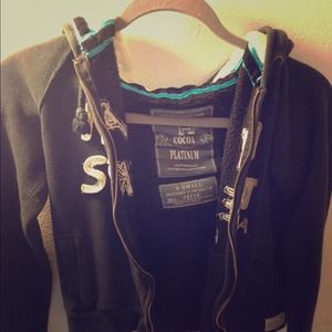 Navy blue coco platinum Main Street jacket