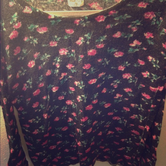 Floral sweater