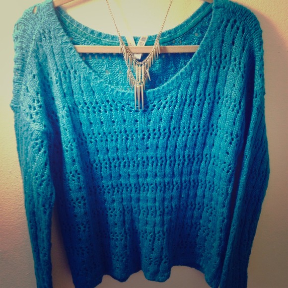 Blue sweater