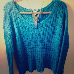 Blue sweater