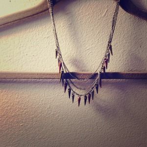 Rusted look necklace