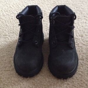 Toddler Black Timberland Boots
