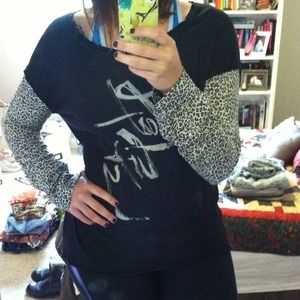 We the Free graphic long sleeve tee