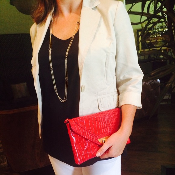 Club Monaco grosgrain blazer