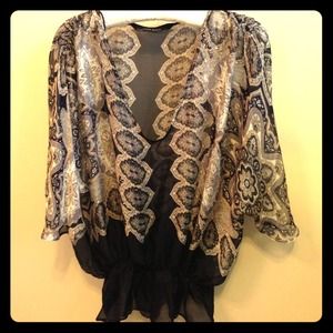 Bundle for Carey zara top and WHBM black dress!