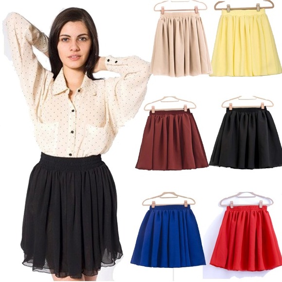 Chiffon skirt