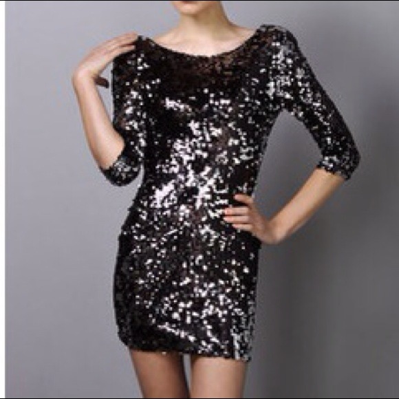 Blaque Label Sequin Mini Dress - Picture 3 of 3