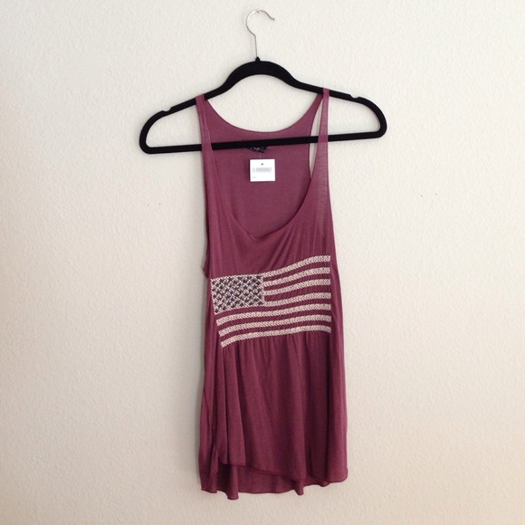 ❌SOLD Brandy Melville Flag tank