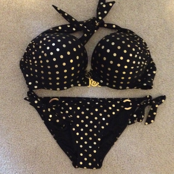 2 Piece swim suit Victoria Secret Polka dots