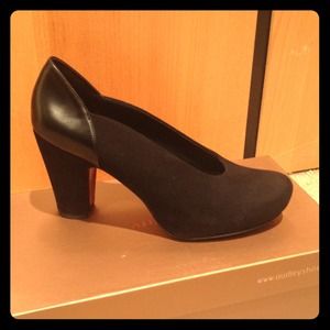 Audley black Piel shoe
