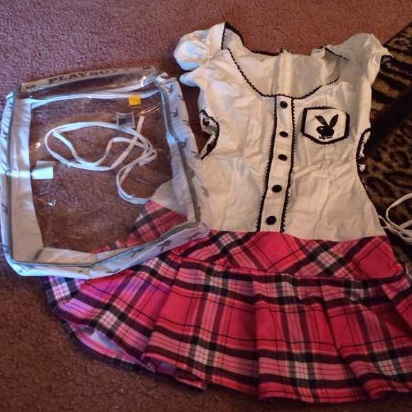 Playboy bunny school girl costume!