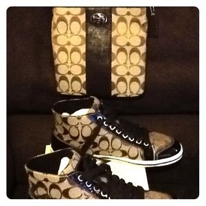 Coach Sneakers and Crossbody Bag