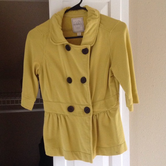 Price Reduction Chartreuse colored merona jacket