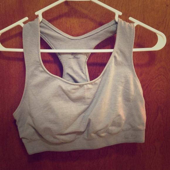 Grey Sports Bra