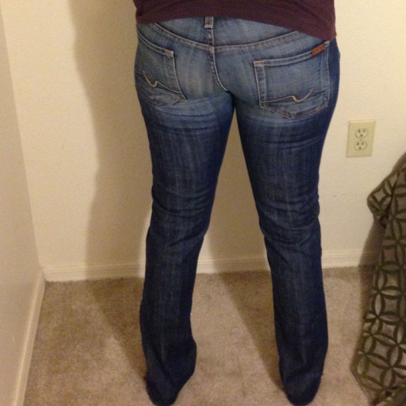 7 for all mankind zipper detail jeans - Picture 2 of 4