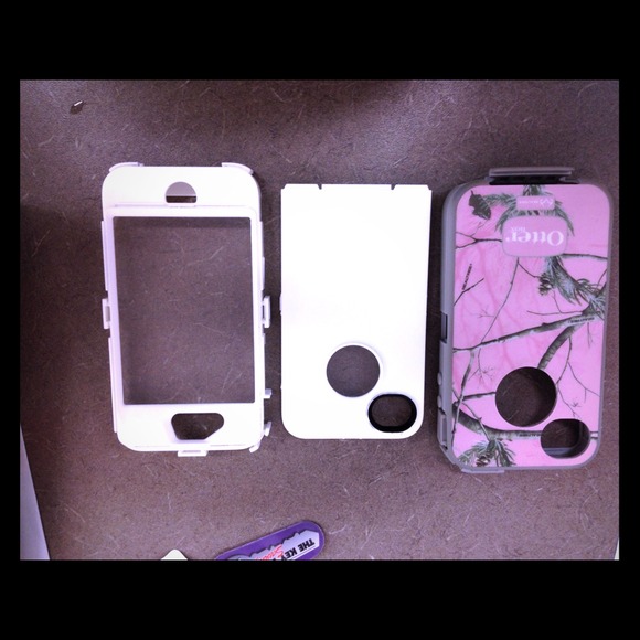 Pink camo iPhone case