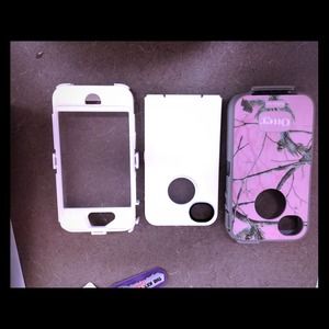 Pink camo iPhone case