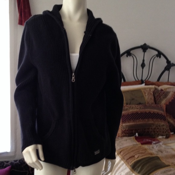 🌼bundle for Cathy🌼black hooded sweater by Harley