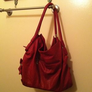 Red Hobo Purse