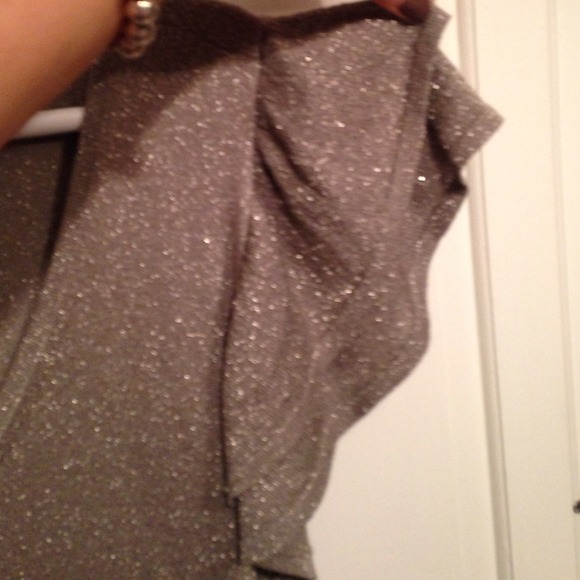 Express Short Sleeved Ruffle Sweater - Picture 3 of 3