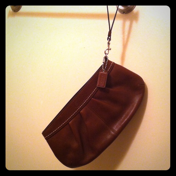 Coach Soho Pleated Leather Clutch