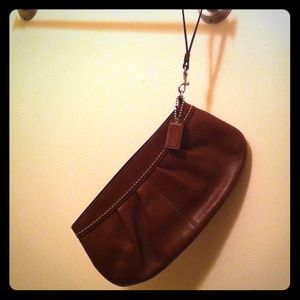 Coach Soho Pleated Leather Clutch