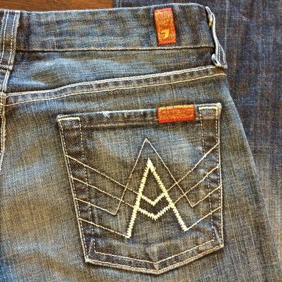 7 For All Mankind Seven "A Pocket" Jeans Size 26 - Picture 2 of 4
