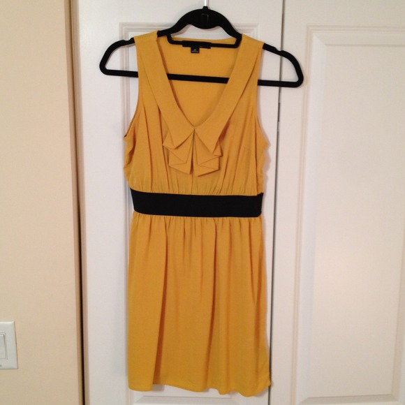 Forever 21 Dresses & Skirts - SOLD mustard and black dress