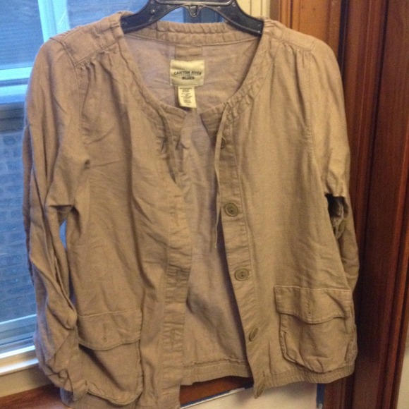 Beige button up - Picture 1 of 1