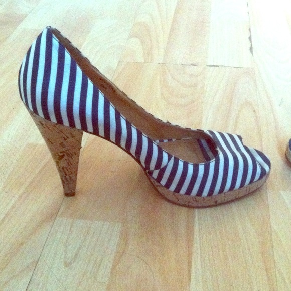 Michael Kors navy & white striped