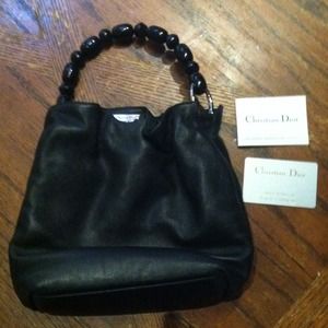 Christian Dior black purse