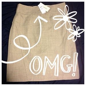 🎀 NWT Grey Banana Republic Wool Blend Skirt 🎀