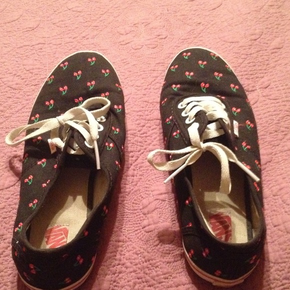 Vans cherry shoes
