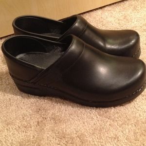 Black Dansko clogs