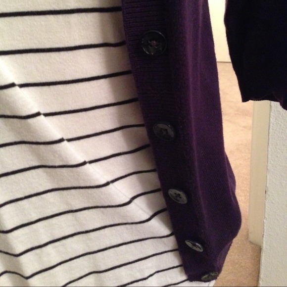 Eggplant Cardi - Picture 3 of 4