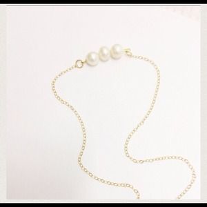 Freshwater Pearl Bar Necklace