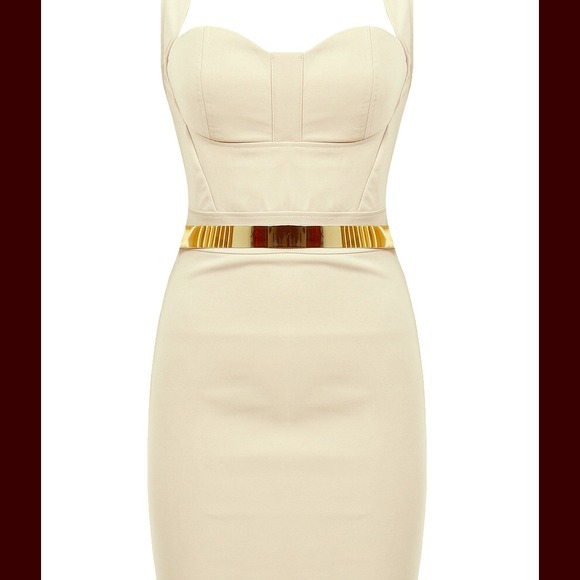 Nude Bodycon Dress