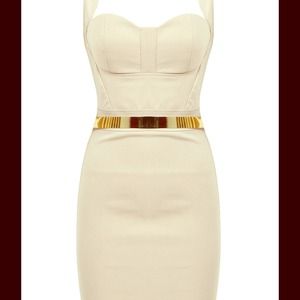 Nude Bodycon Dress