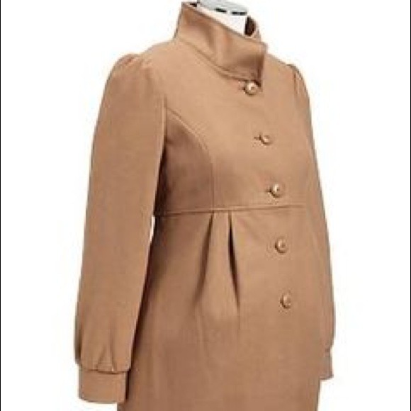 Beautiful wool, camel color long coat!