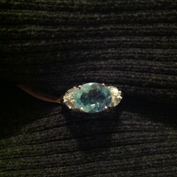 Sterling Silver and Topaz ring