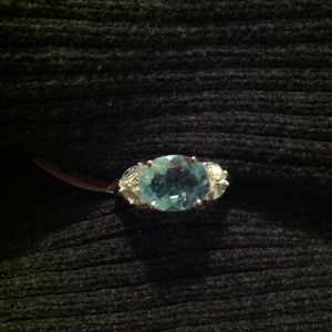 Sterling Silver and Topaz ring