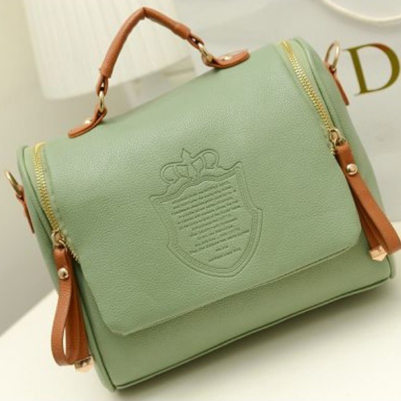 Handbags - Leather top handle/cross body/shoulder bag