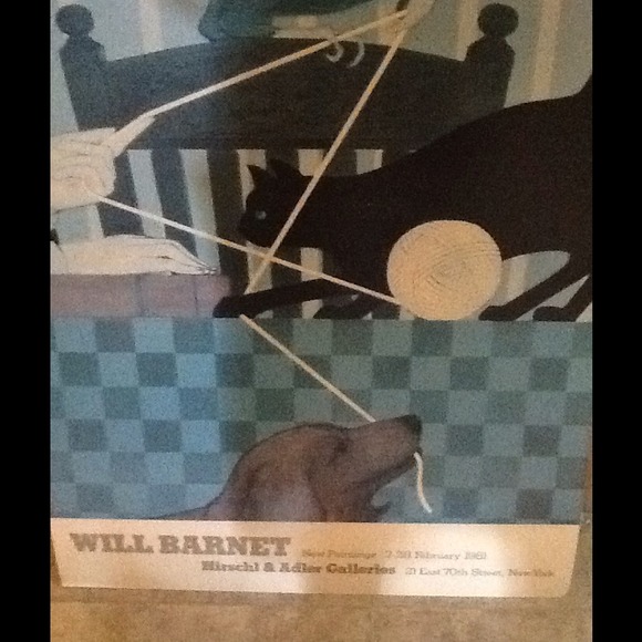 Poster Will Barnet signed ... - Picture 1 of 2