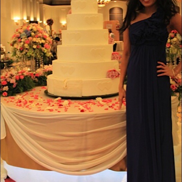 Cobalt blue ABS dress.