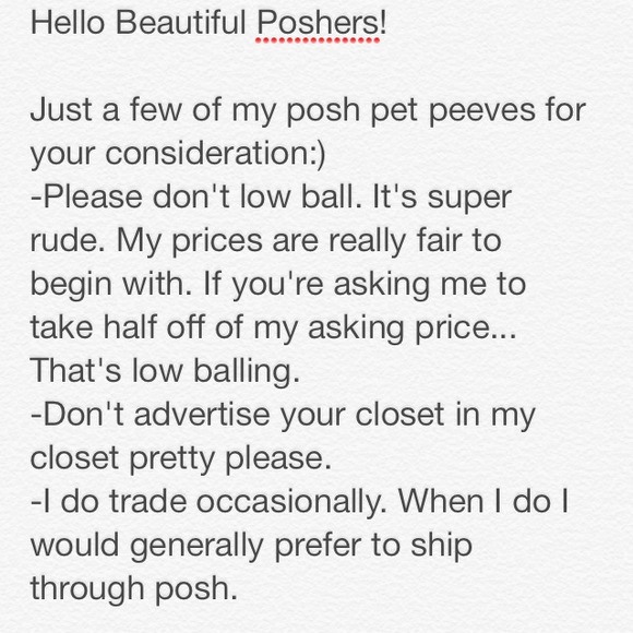 Just a few of my pet peeves:)