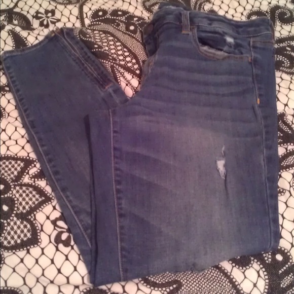 American Eagle Deconstructed Jeggings