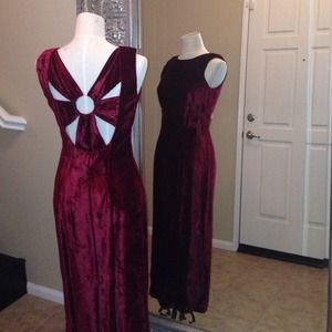 Vintage Velvet Dress