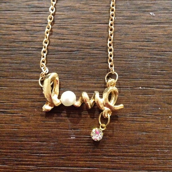Sold!!! Love" necklace