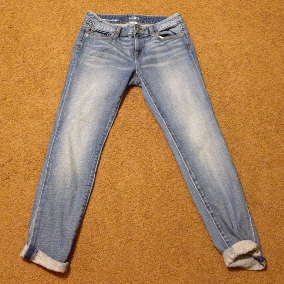 Ann Taylor loft size 4 modern straight crop jeans