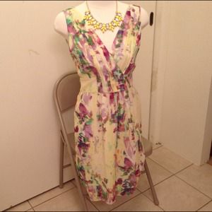 Banana Republic Floral Silk Dress hold for @t